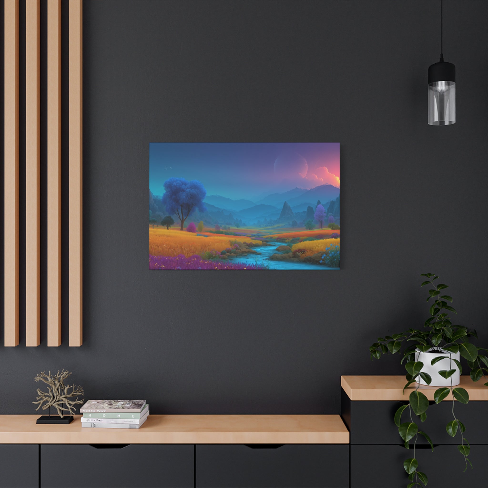 Dreamscape Landscape Canvas Wall Art Matte Stretched Nature Print