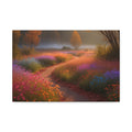 Floral Dreamscape Matte Canvas Wall Art Stretched 1.25"