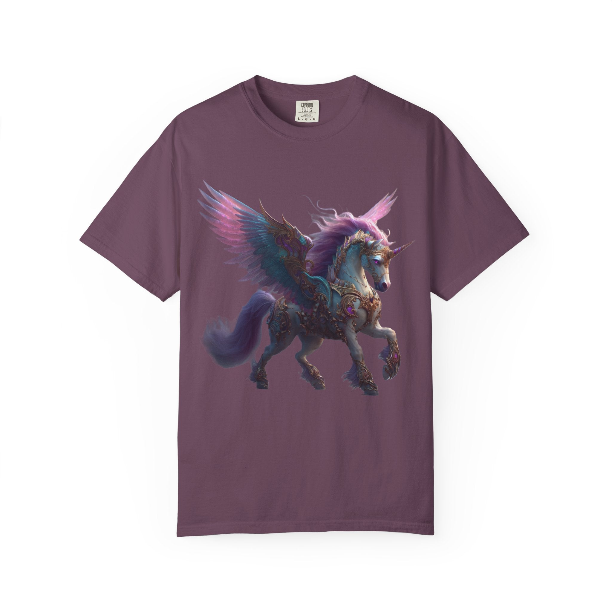 Mystic Pegasus T-Shirt Rainbow Winged Unicorn Graphic Tee