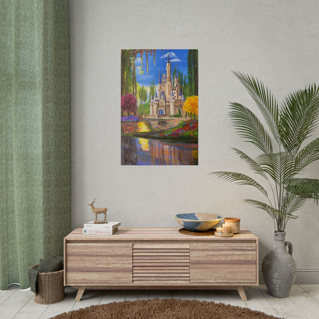 Castle Fantasy  Print for Kids' Rooms & Nursery Decor