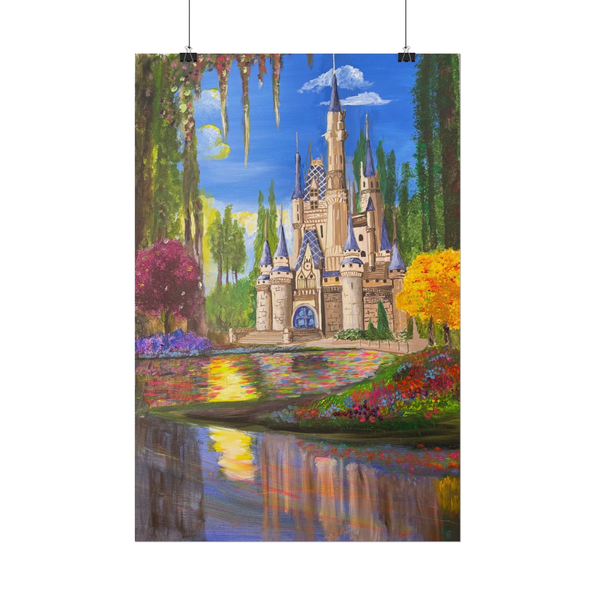 Castle Fantasy  Print for Kids' Rooms & Nursery Decor