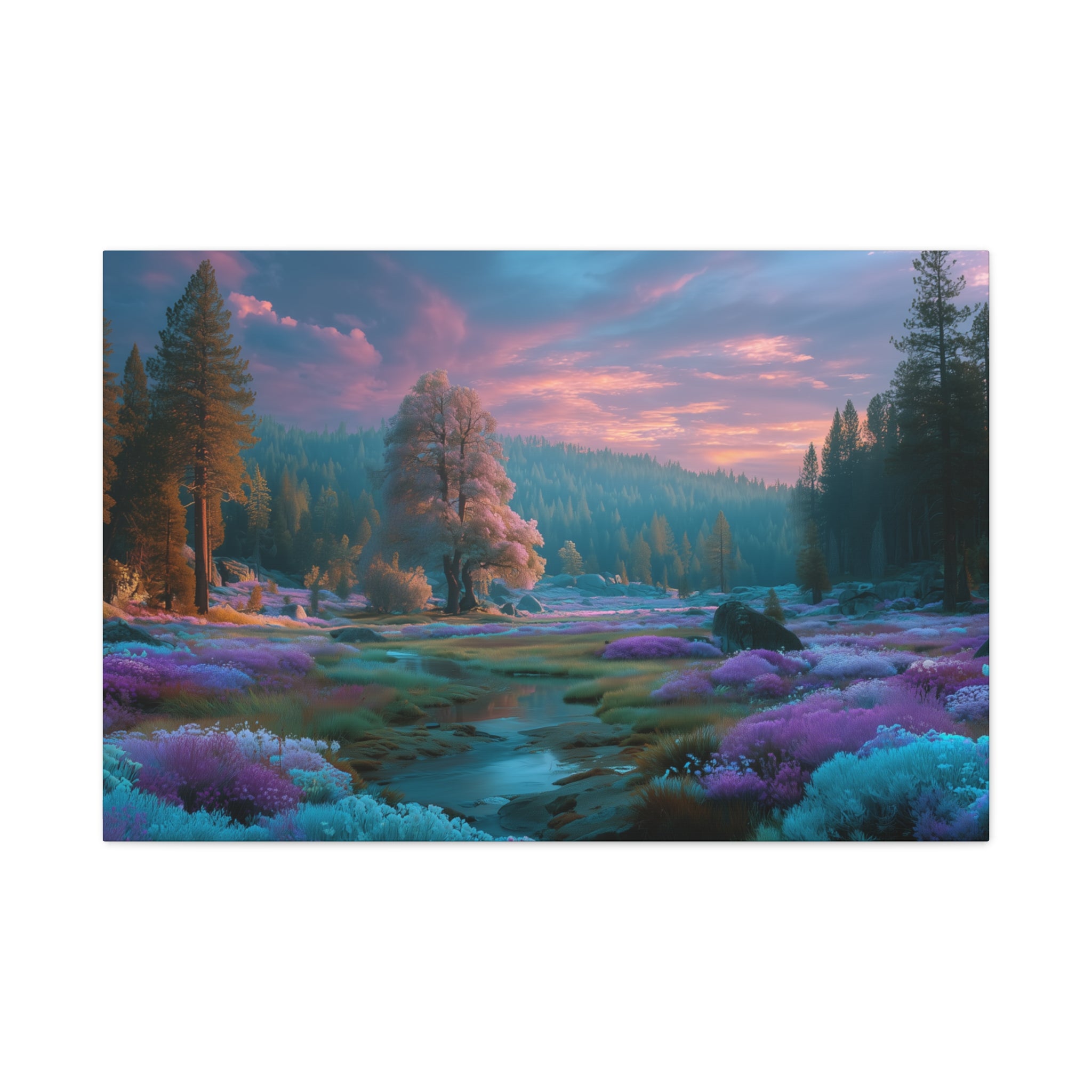Dreamscape Forest Matte Canvas Print Stretched 1.25"