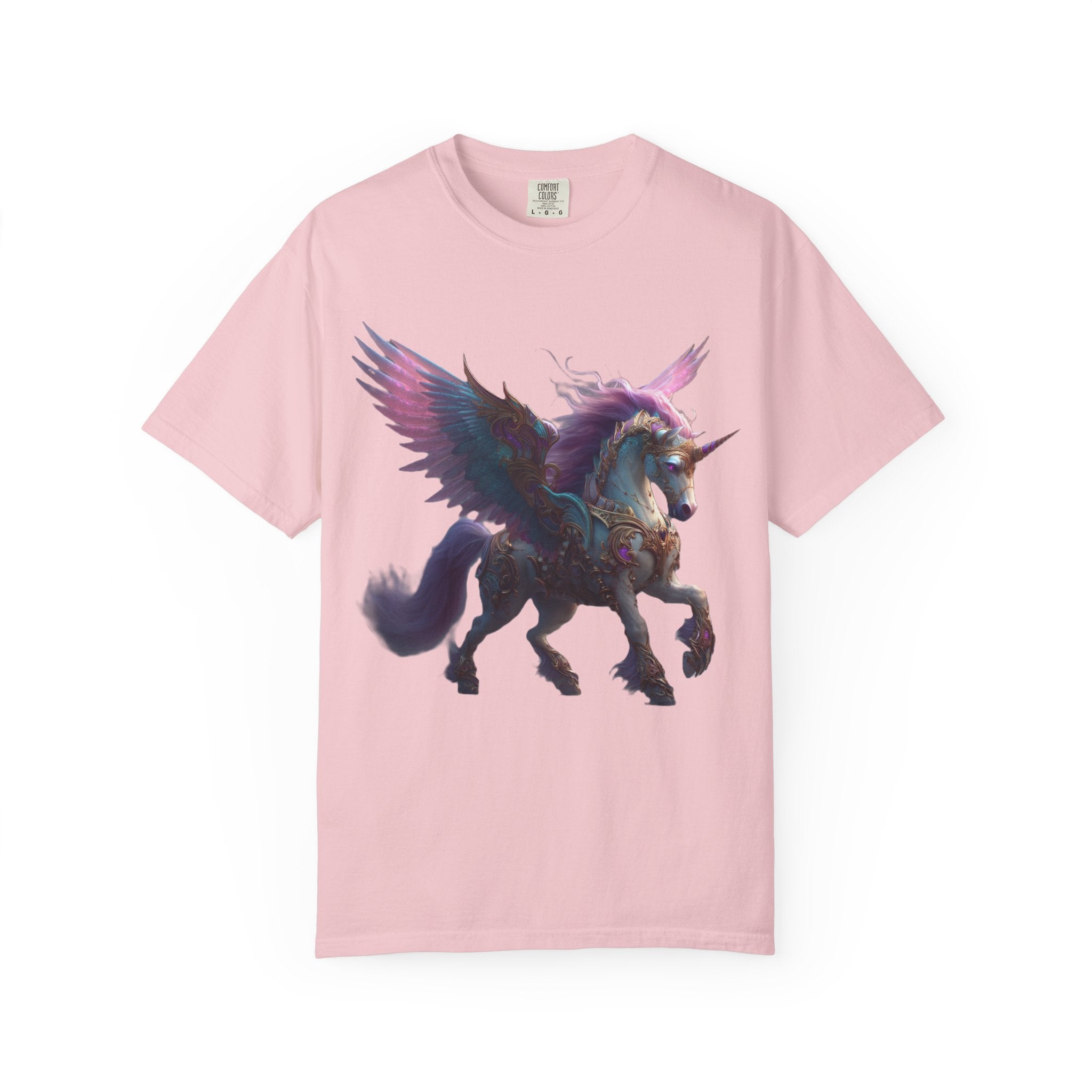 Mystic Pegasus T-Shirt Rainbow Winged Unicorn Graphic Tee