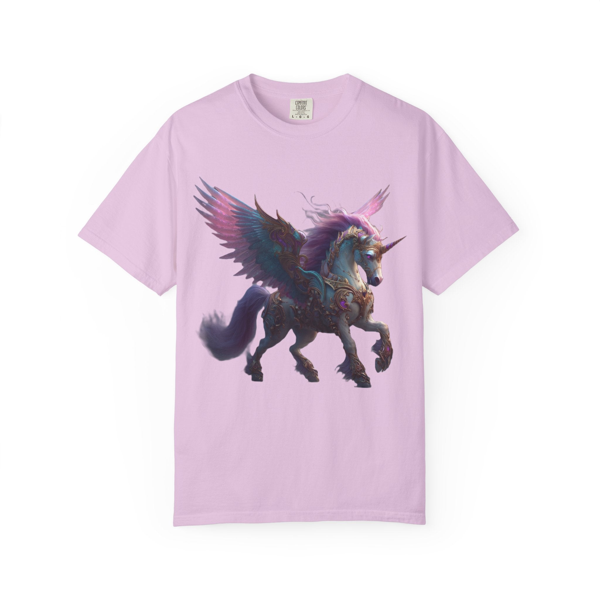 Mystic Pegasus T-Shirt Rainbow Winged Unicorn Graphic Tee