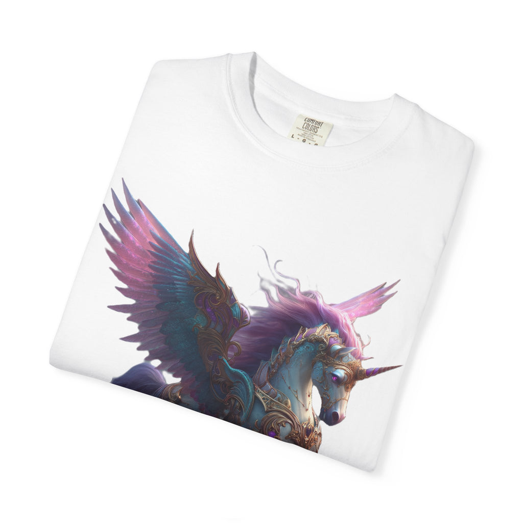 Mystic Pegasus T-Shirt Rainbow Winged Unicorn Graphic Tee
