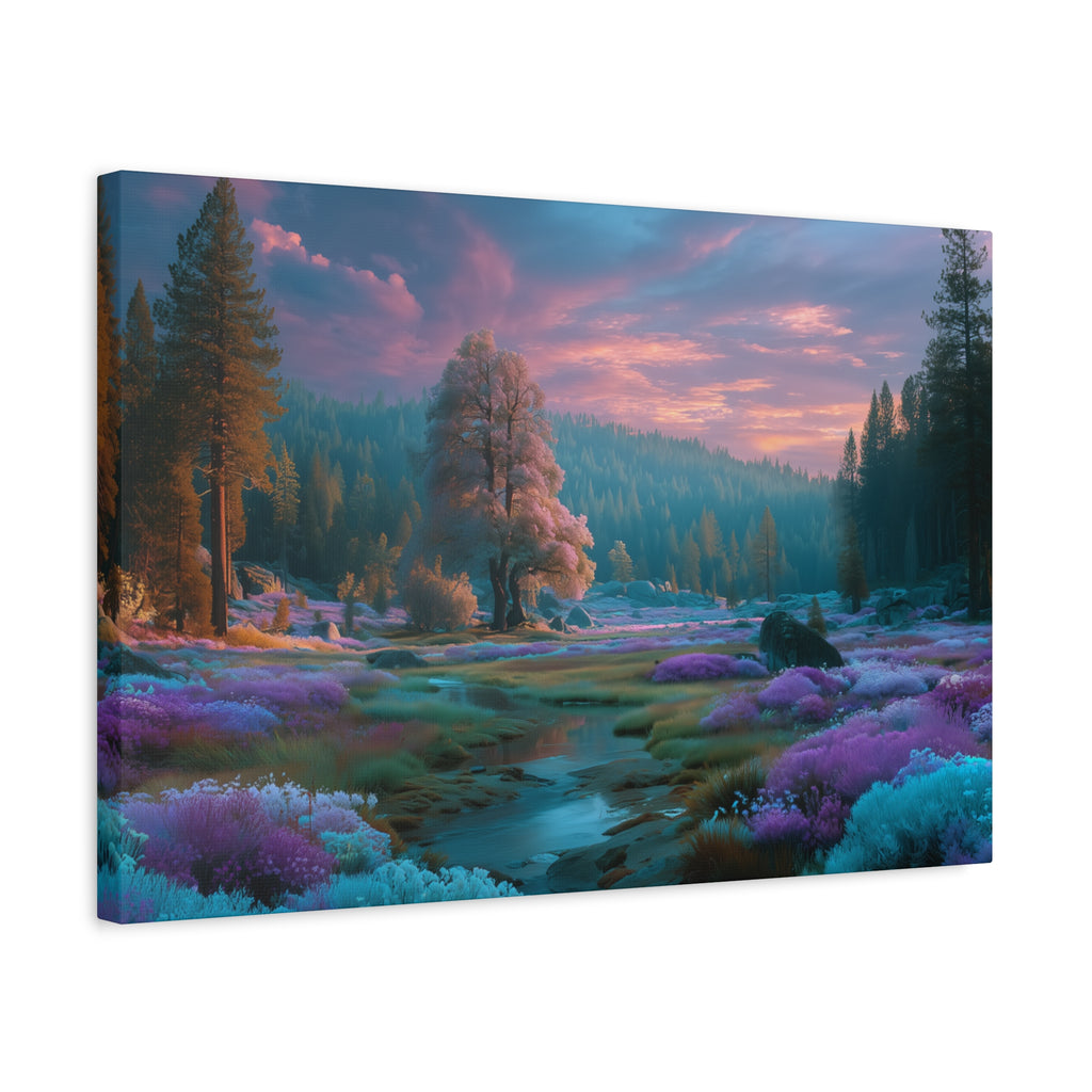 Dreamscape Forest Matte Canvas Print Stretched 1.25"