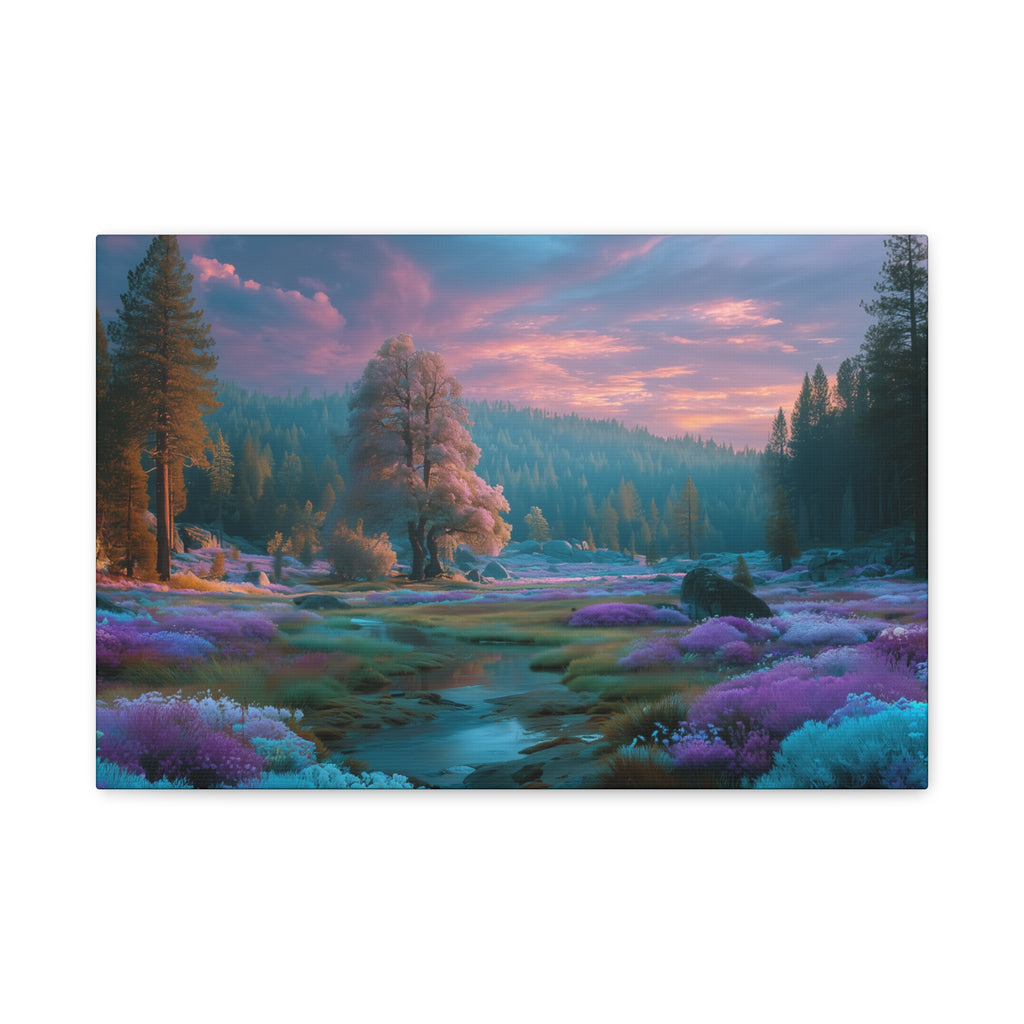Dreamscape Forest Matte Canvas Print Stretched 1.25"
