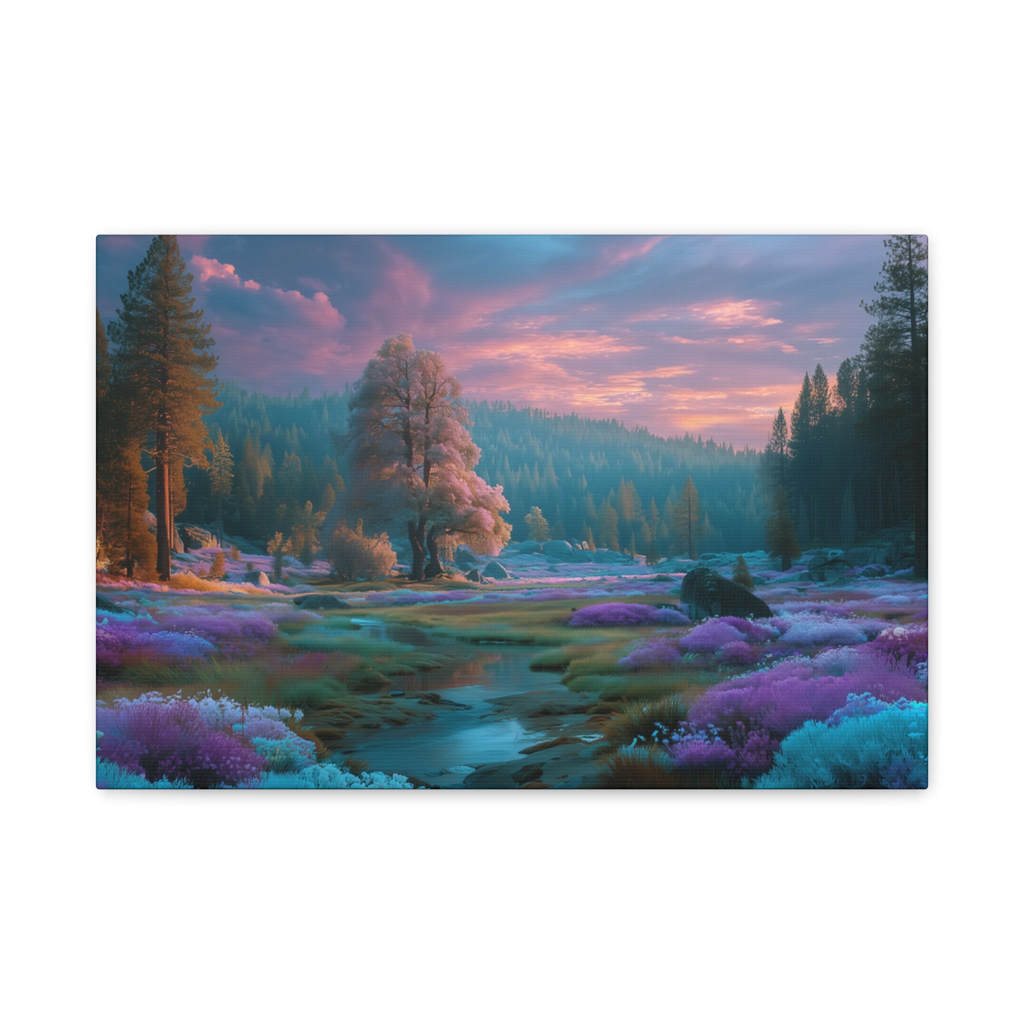 Dreamscape Forest Matte Canvas Print Stretched 1.25"