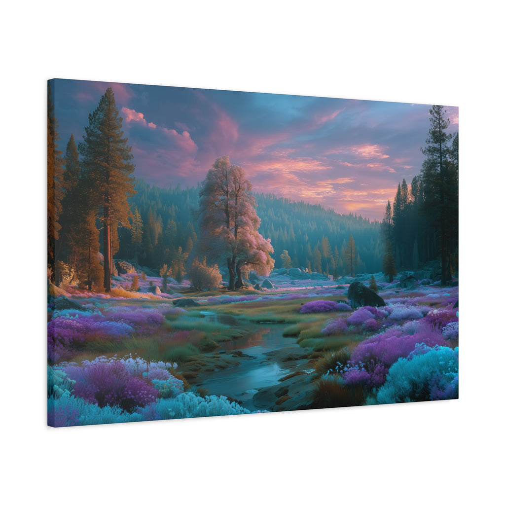 Dreamscape Forest Matte Canvas Print Stretched 1.25"