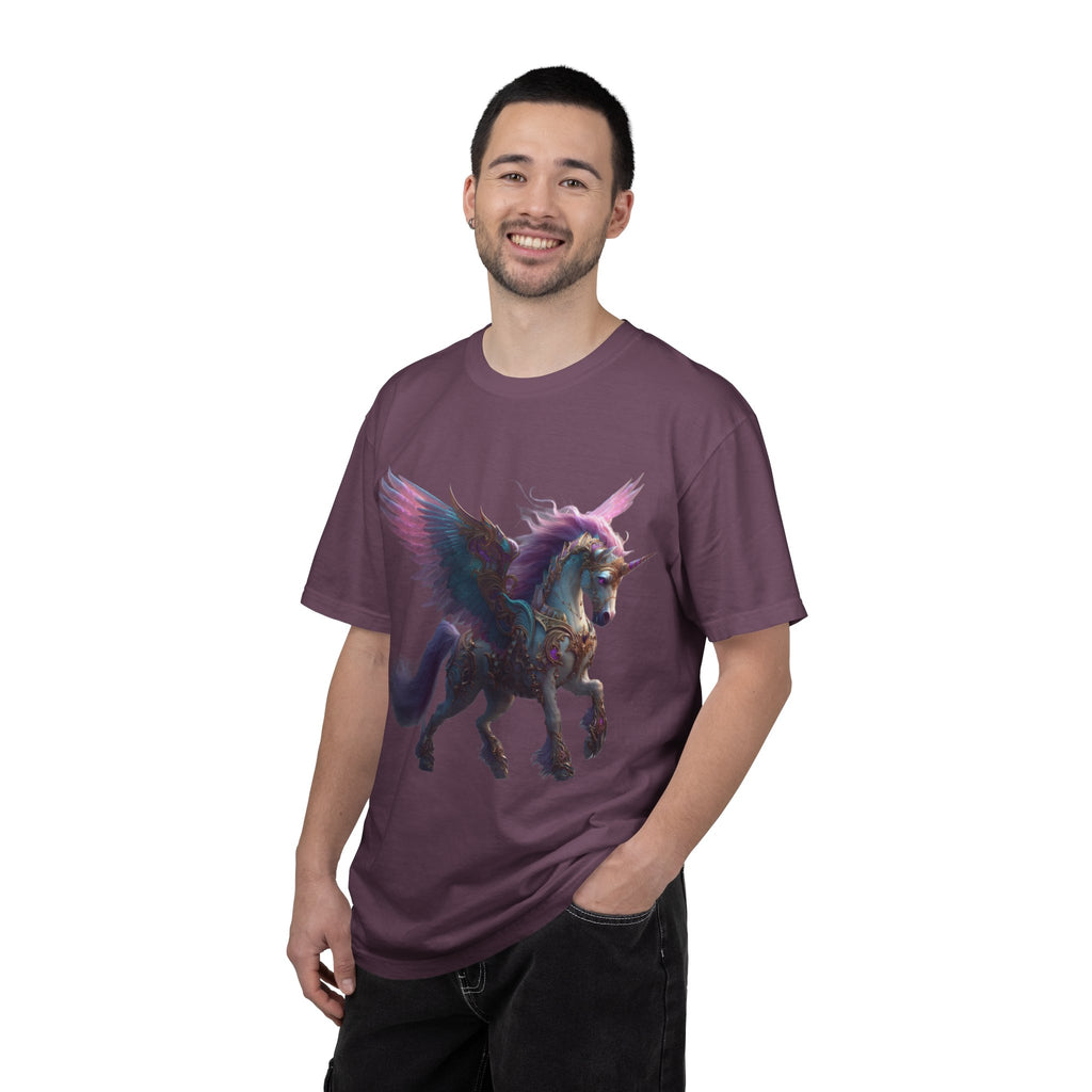 Mystic Pegasus T-Shirt Rainbow Winged Unicorn Graphic Tee