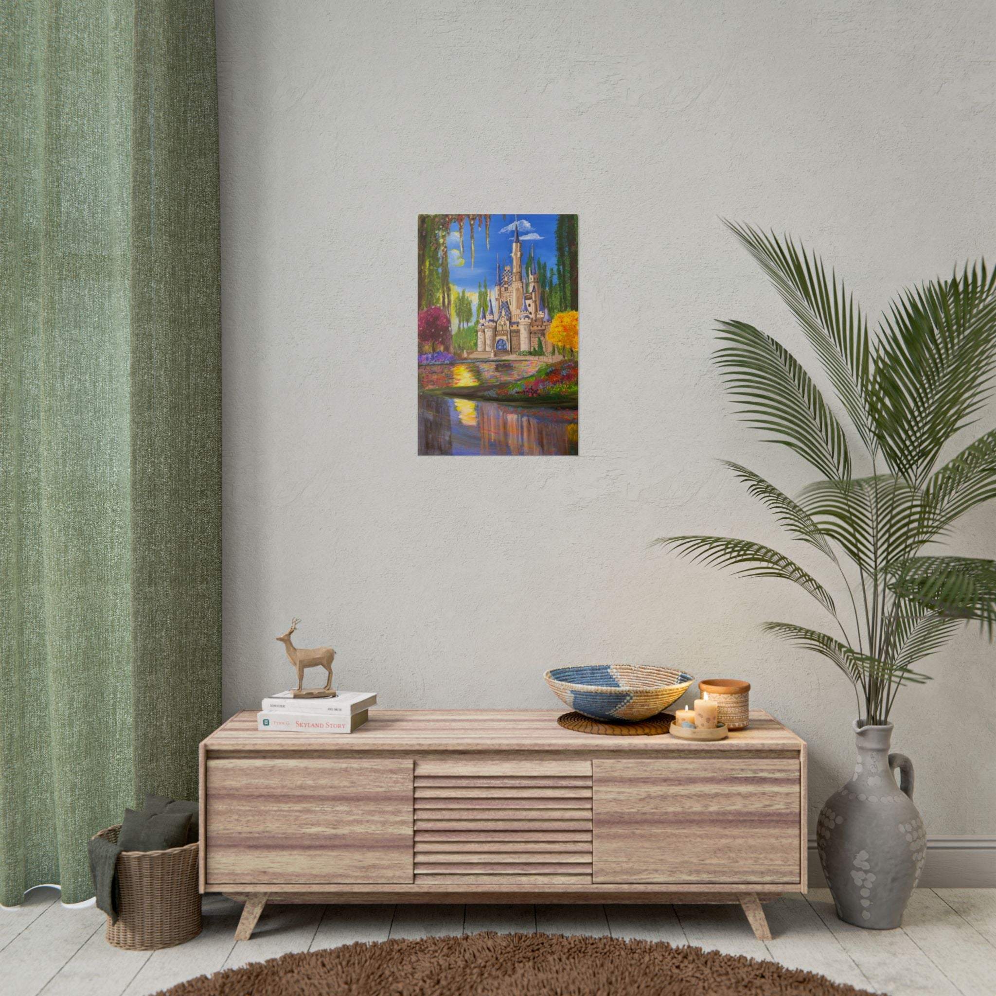Castle Fantasy  Print for Kids' Rooms & Nursery Decor