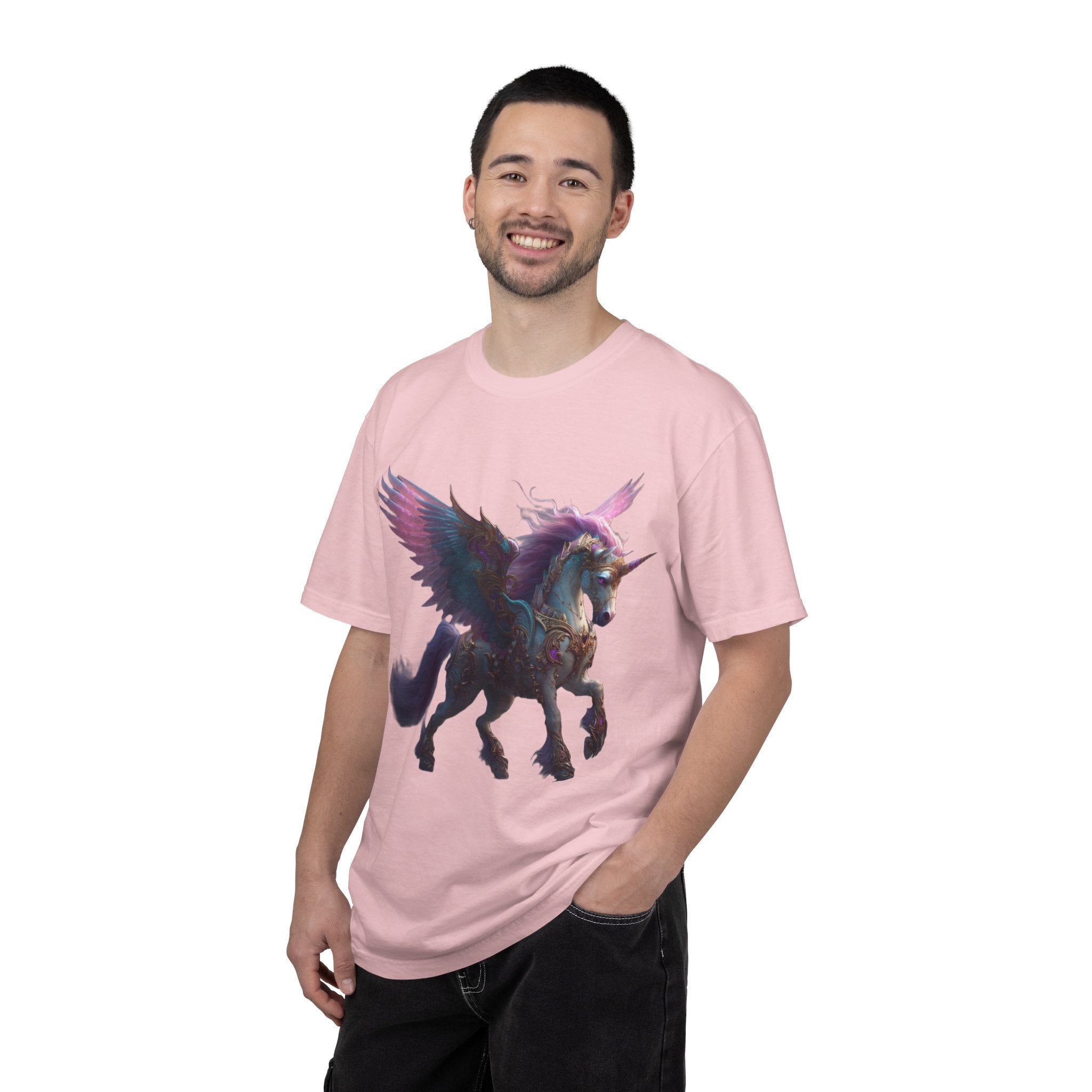 Mystic Pegasus T-Shirt Rainbow Winged Unicorn Graphic Tee