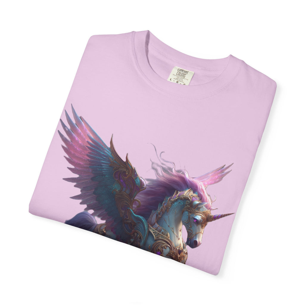 Mystic Pegasus T-Shirt Rainbow Winged Unicorn Graphic Tee