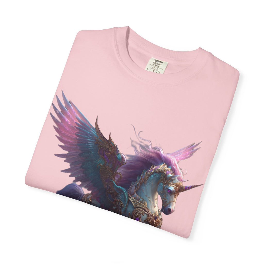 Mystic Pegasus T-Shirt Rainbow Winged Unicorn Graphic Tee